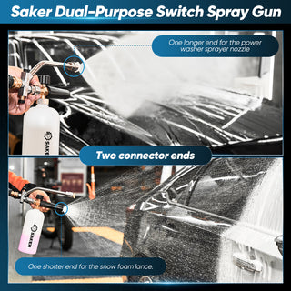 Saker Foam Cannon Dual Connector Accessory