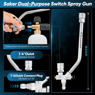 Saker Foam Cannon Dual Connector Accessory