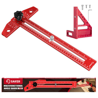 SAKER® Woodworking Scriber Marking Line Ruler