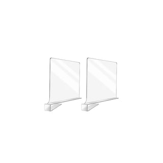 SAKER® Clear Acrylic Shelf Dividers for Closet Organization