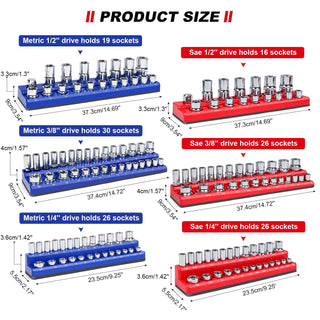 Saker Metric and Imperial Socket Rack