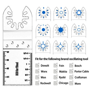 SAKER® 94 Pack Oscillating Saw Blades