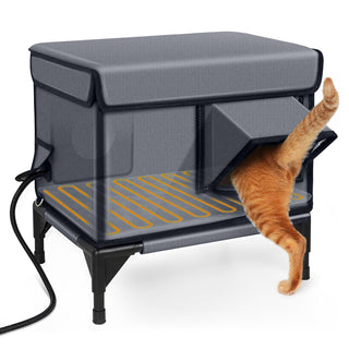 Saker Premium Heated Cat House