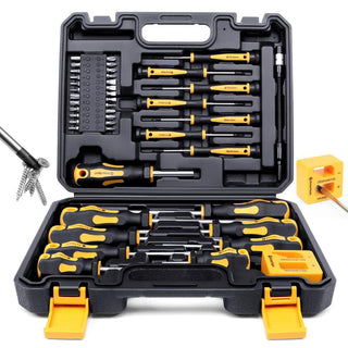 SAKER Magnetic Screwdrivers Set with Case(43PCS)