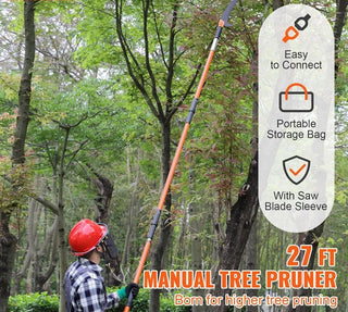 SAKER 7.3-27 ft Extendable Tree Pruner