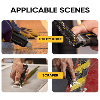 Saker 2 in 1 Scraper Utility Knife