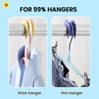 SAKER® Silicone Windproof Clothes Hanger Fixed Hook, 10 PCs