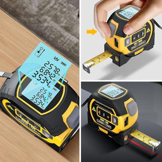 SAKER® Portable 3-in-1 Infrared Laser Tape Measuring