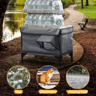 Saker Premium Heated Cat House