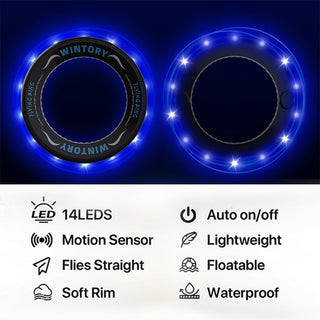 Saker LED Glow Flying Disc