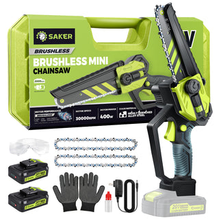 Saker Cordless Pole Saw and Mini Chainsaw