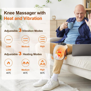 Saker 3-in-1 Cordless Knee Massager