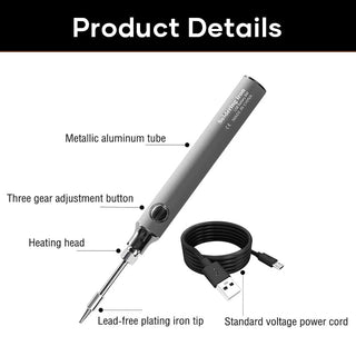 SAKER® Cordless Soldering Iron Kit