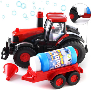 Sank Bubble Blowing Farm Tractor Toy Truck