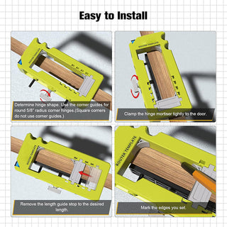 SAKER Door Hinge Router Template