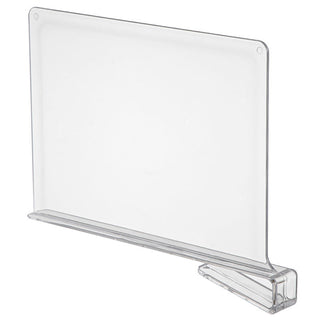 SAKER® Clear Acrylic Shelf Dividers for Closet Organization