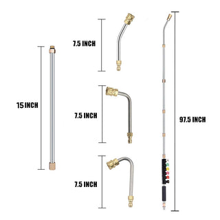 Saker Pressure Washer Extension Wand Set