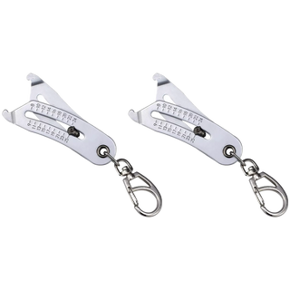 SAKER Bolt Size Checker Keychain